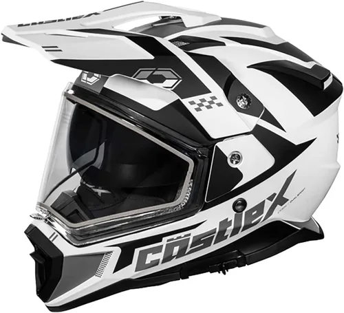 Miniatura 10 de Castle X CX200 Dual Sport Casco de Nieve (Negro Mate - Extra Pequeño)