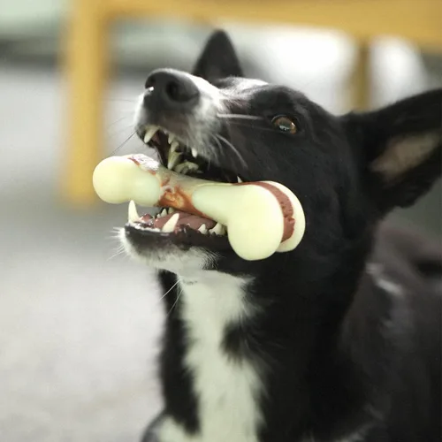 Miniatura 5 de Tikaton - Juguetes masticables para perros para masticadores agresivos, sabor a venado, juguetes duraderos para masticar para dentición de cachorros