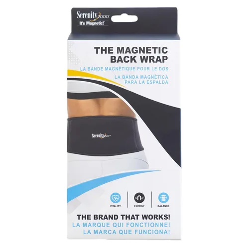 Miniatura 5 de SERENITY2000 - Envoltura magnética de terapia para espalda baja - Soporte lumbar ajustable para ciática y alivio del dolor - 16 x 1100 imanes Gauss