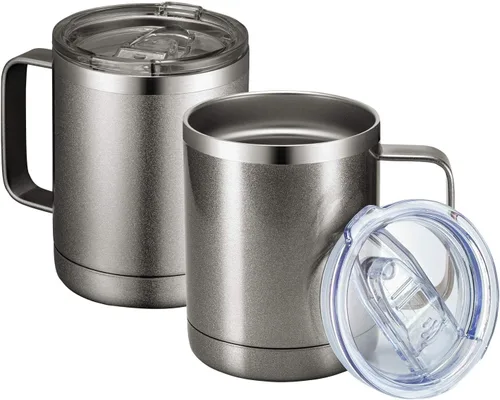 Miniatura 56 de MEWAY - Taza de café con asa, vaso térmico