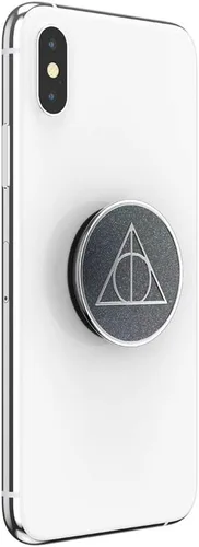 Miniatura 3 de PopSockets - Agarre para teléfono con soporte expandible, agarre adhesivo, Harry Potter, esmalte de las Reliquias de la Muerte con purpurina