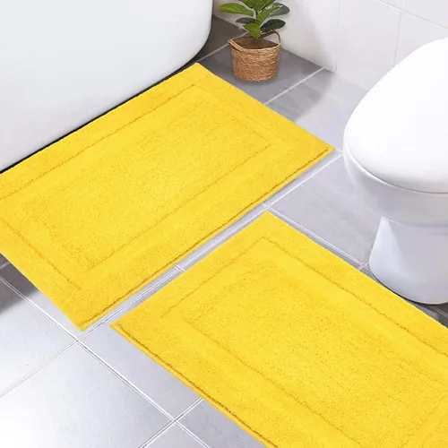Miniatura 31 de SHACOS Juego de alfombras pequeñas de baño de 2 piezas con tapetes de baño en forma de U, tapetes de inodoro de 16x24 + 20x24 pulgadas, tapetes