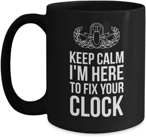 Miniatura 3 de Taza de café EOD Bomb Squad Explosive Ordnance Disposición Expert Military - Aquí para arreglar tu reloj