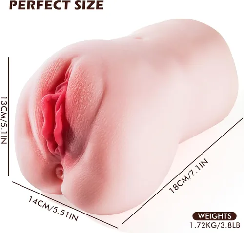 Miniatura 3 de Masturbadores masculinos automáticos – Muñecas sexuales juguetes sexuales para hombres con 7 modos de vibración, masturbador masculino de bolsillo