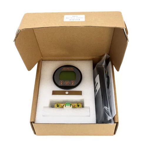 Miniatura 4 de QWORK Monitor de batería Voltímetro Amperímetro, rango de corriente de voltaje 8V-80V, medidor de corriente de voltaje 0-100A con cable