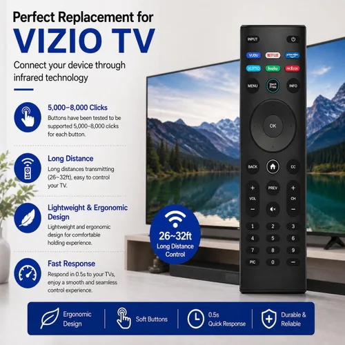Miniatura 4 de Reemplazo universal de control remoto VIZIO - D, M, P, V Series LED LCD HD 4K UHD HDR Smart TV