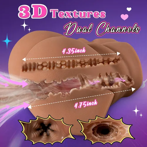 Miniatura 3 de Muñeca Sexual con Gran Trasero y Vagina Masturbador Masculino, 8 Libras Realista Milf Trasero Gordo Vagina de Bolsillo Juguete Sexual para Hombres