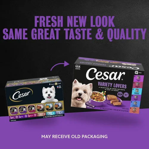 Miniatura 2 de Bandejas de comida para perro de carne húmeda saborizada Cesar Classics, para adultos