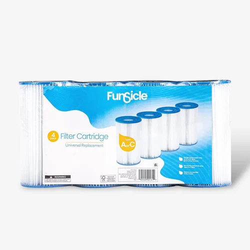 Miniatura 2 de Funsicle Cartucho de filtro tipo A/C, paquete de 4, cartuchos de filtro de piscina de repuesto, para adultos