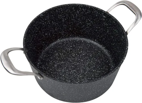 Miniatura 4 de MasterPan Sartén de aluminio fundido ultra antiadherente, 9.5 pulgadas, serie Granite