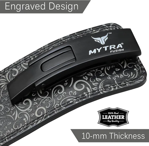Miniatura 4 de Mytra Fusion Gym Belt whit Buckle Weight Lifting Belt for Gym, Fitness, Workout, women & men Weightlifting Belt