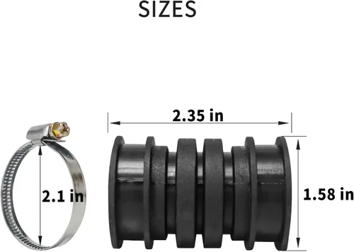 Miniatura 2 de W11419334 Kit de manguera de lavavajillas para Whirlpool Jenn-Air KitchenAid Maytag Kenmore AP6981352 4960330 W11250985 PS12745538 EAP12745538 Bomba