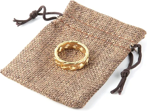 Miniatura 6 de HZMAN Anillo de cadena de eslabones cubanos de acero inoxidable de 932 pulgadas de ancho, 5