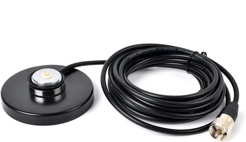 Miniatura 9 de HYS Antena amateur de banda VHF de 2 M 144 MHz (136-174 Mhz) con base magnética de montaje NMO W/16.4 ft (16.4 pies) Cable coaxial RG58 PL-259