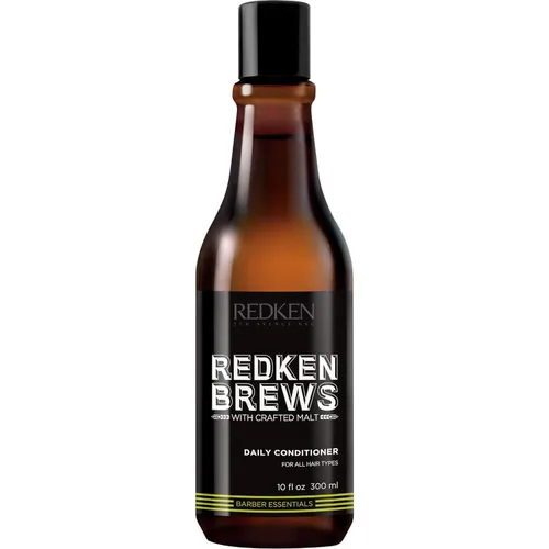 Redken Brews Acondicionador diario para hombres | Cabello suave y brillante | Acondicionador desenredante para hombres | Fortalece e hidrata el