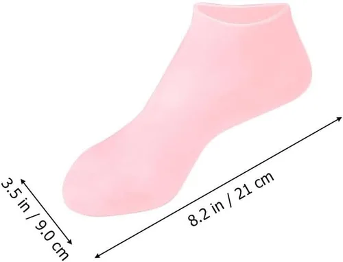 Miniatura 9 de FRCOLOR 2 pares de calcetines hidratantes exfoliantes para mujer, calcetines para botines, calcetines de niña, cubiertas de protección de pies