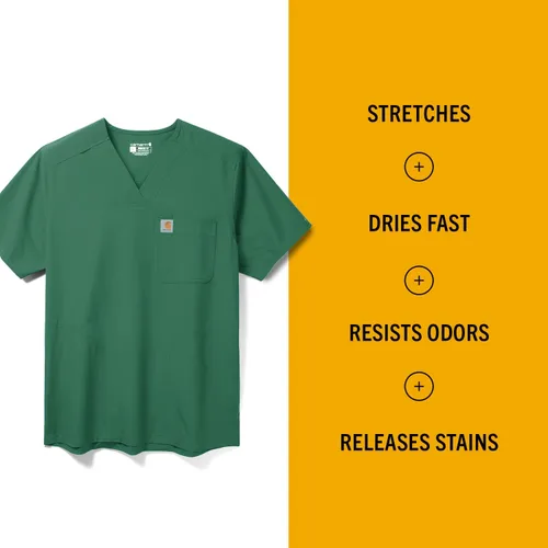 Miniatura 2 de Carhartt Men's Men's Force V-Neck Shirttail Top