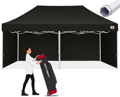 Miniatura 15 de ABCCANOPY - Tienda de campaña con dosel de primera calidad, sombra instantánea comercial, 10 x 15, serie premium, gris