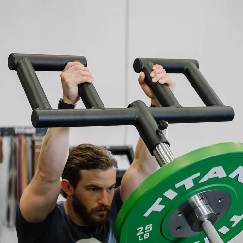 Miniatura 3 de Titan Fitness Viking Press - Accesorio para minas terrestres, mango de agarre de grasa neutra de 1.969 in, se adapta a barra olímpica de 2 pulgadas