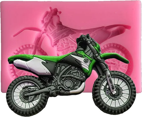 Miniatura 3 de Cestony Moldes de silicona para motocicleta para bricolaje, pasteles, fondant, galletas, jabón, pudín de azúcar, chocolate, caramelos duros