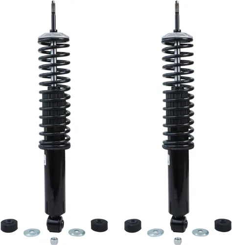 Miniatura 4 de Detroit Axle - Puntales 4WD para Ford Expedition Lincoln Navigator 1997-2002, 4 puntales completos con muelle helicoidal delantero trasero 1998 1999