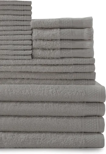 Miniatura 7 de Baltic Linen Juego de toallas de 100 % algodón, 4 toallas de baño, 4 toallas de mano, 4 puntas de los dedos con flecos, 12 toallas pequeñas