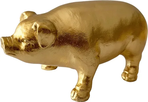 Miniatura 8 de Estatua de pájaro dorado, figura de animal, decoración del hogar, escultura de pájaro para estantería de escritorio de oficina en casa