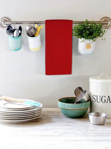 Miniatura 18 de Urban Villa Toallas de cocina 100% algodón para cocina (juego de 6) 20"x30" toallas de cocina altamente absorbentes, juego de ropa de cocina
