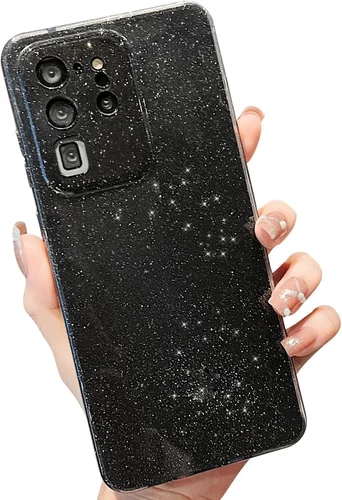 Miniatura 19 de MINSCOSE Compatible con Samsung Galaxy S22 Plus Case, Bonito Color Neón Brillante, con Purpurina Brillante Delgada Resistente a Golpes de Silicona