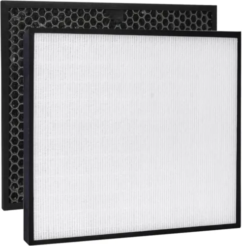 Filtro de repuesto EJ120 para purificador de aire EJ, incluye 1 paquete H13 True Hepa y 1 paquete de carbón activado de alta eficiencia