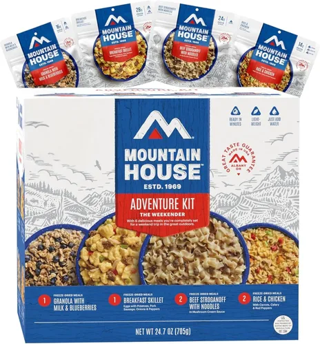 Miniatura 10 de Mountain House Emergency Meal Assortment Kits, Freeze-Dried Survival Food Kit for Disaster Preparedness & Long-Term Storage, 30-Year Shelf Life