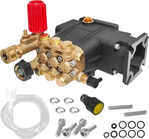3300 PSI Pressure Washer Pump, 3.0 GPM, 3/4" Shaft Replacement Pump | 2500-3300 psi Restore Cleaning Power • Fits 5–8HP Engines • Brass Head •