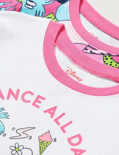 Miniatura 2 de Spotted Zebra Disney Marvel Star Wars Frozen Conjunto de pijama de algodón ajustado para niñas princesas rosablanco minnie talla L