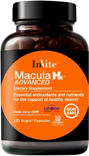 Invite Health Macula Hx Advanced® - Proporciona carotenoides, vitaminas, minerales y extractos de bayas para apoyar la salud general de la visión -