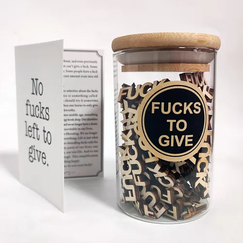 Miniatura 9 de Fuc ks to Give Jar - Regala un regalo de broma en una botella para cumpleaños, Navidad, ocasiones divertidas, amigo o aniversario (7 onzas)