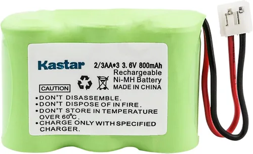 Kastar Paquete de 1 batería de repuesto Ni-MH de 3.6V 800mAh para Radio Shack SP-806, SP-807 CS0139, CS90016, CS90017, ET521, ET551, SP502, SP503,