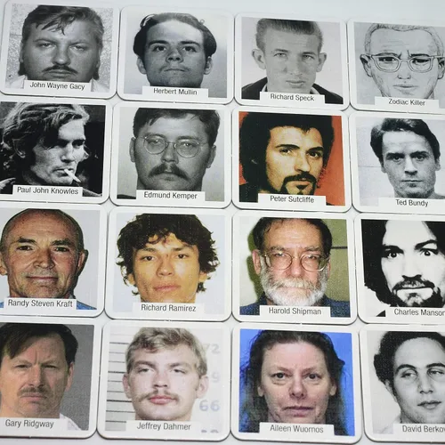 Miniatura 4 de Kulturmeister - Notorious Serial Killers Memory Match Game - Tema del asesino en serie