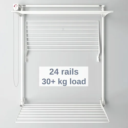 Miniatura 3 de foxydry Aireador vertical de pared de torre para uso en interiores y exteriores (blanco, 59.8 in / 59.8 pulgadas)
