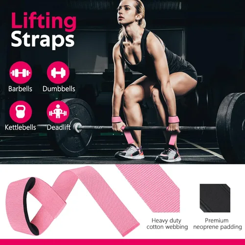 Miniatura 4 de WALITO 8Pcs Barbell Pad Set for Hip Thrust - Squat Pad,Gym Accessories for Women with Bar Bad,Bench Press, with Gym Ankle Straps,Resistance Bands