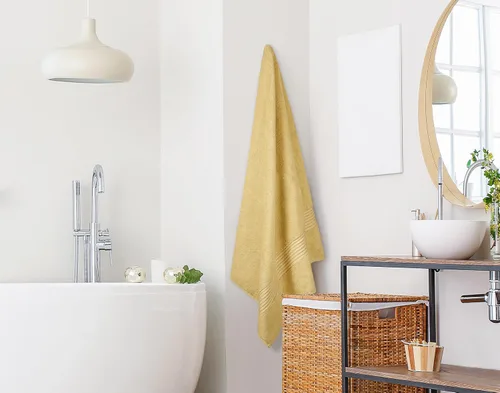 Miniatura 5 de Utopia Towels Sábanas de Baño Extra Grandes Paquete de 2, 35 por 70 pulgadas, 100% algodón altamente absorbente y de secado rápido toalla de baño