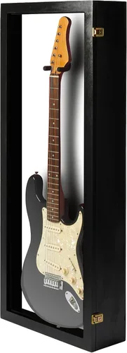 Miniatura 30 de PENNZONI Vitrina para guitarra eléctrica, estuche acrílico para guitarra eléctrica, soporte de pared, estuche de pared para guitarra hecha de marco