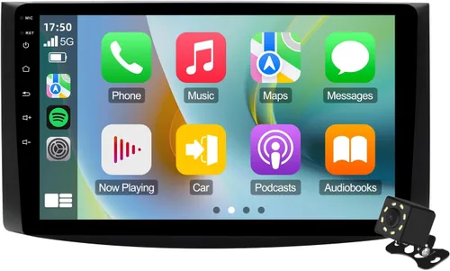 Miniatura 9 de 4Core+32G Android 14 Doble DIN Radio de coche estéreo para Chevrolet Aveo 2006-2012 con 9 pulgadas de radio de pantalla táctil incorporada Carplay