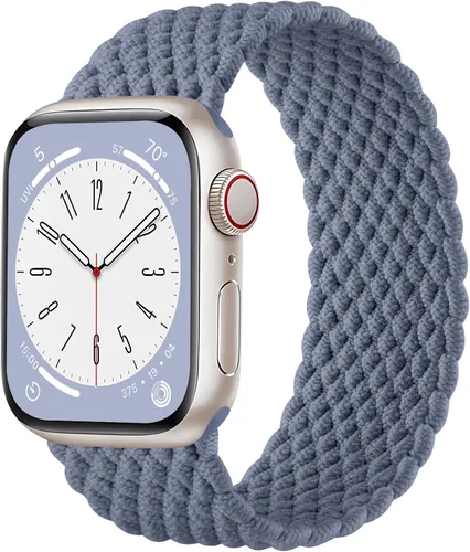 Miniatura 30 de Zedoli Correas trenzadas Solo Loop para Apple Watch Band de 1.496 pulgadas, 1.575 pulgadas, 1.614 pulgadas, 1.654 pulgadas, 1.732 pulgadas, 1.772