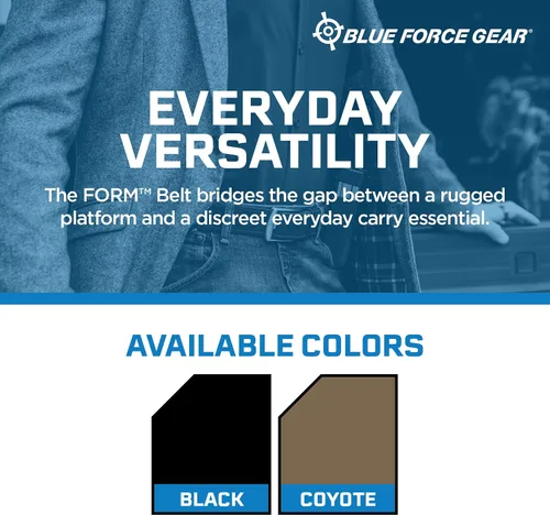 Miniatura 8 de Blue Force Gear FORM Belt – Cinturón CCW y EDC resistente, hebilla extraíble de 1.5