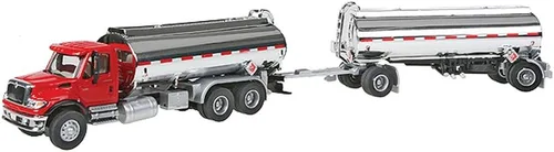 Miniatura 12 de Walthers SceneMaster International, Camión Col 7600 de 2 Ejes en Plata y Negro