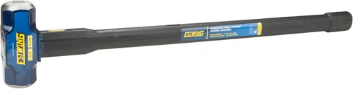 Miniatura 8 de Estwing Martillo de trineo de cara dura de 4 libras, mango indestructible de 12 pulgadas, cabeza de acero bloqueada, agarre de goma vulcanizada