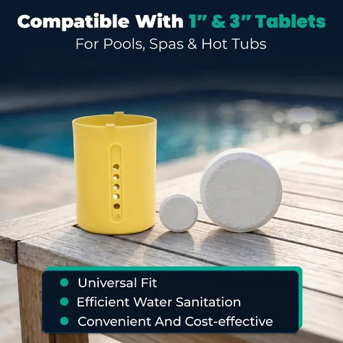 Miniatura 5 de Game Dispensador de cloro flotante con luz solar, diseño de piña, anillo de control ajustable, capacidad para tabletas de cloro de hasta 3 x 3