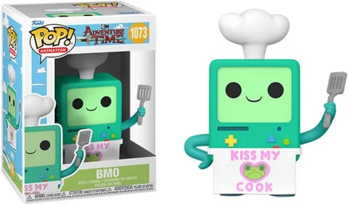 Miniatura 2 de Funko Adventure Time - Figura de vinilo BMO Cook Pop! (incluye funda protectora compatible con caja Pop Box)