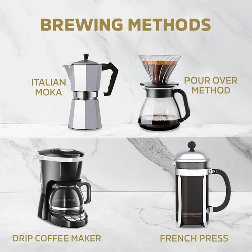 Miniatura 7 de Induban Gourmet, bolsa de 16 onzas, café molido, tostado medio, café 100% arábica premium de la República Dominicana (paquete de 1)