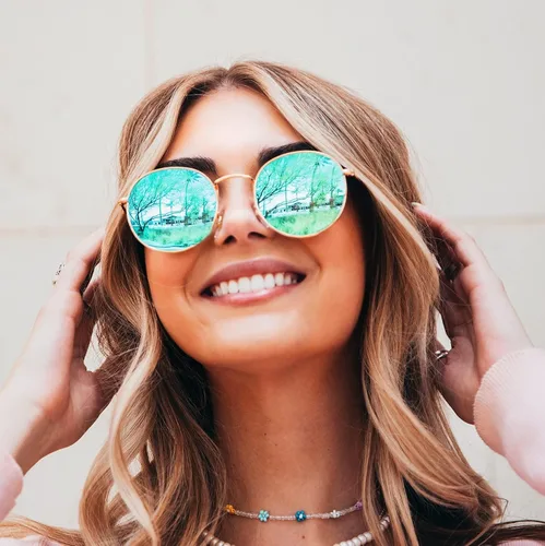 Miniatura 19 de Wearme Pro, modernos lentes de sol con lente redondo reflectante
